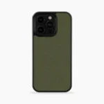 Olive Leather Phone Cover