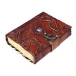Hocus Pocus Spell Book with Eye – Wholesale Vintage Book of Shadows Grimoire Journal – Antique Leather Bound Notebook