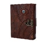 Vintage Journal, Leather Diary, Brown Notebook, Antique Clasp, Rustic Journal, Gothic Diary, Writing Notebook, Travel Journal, Gift for Writers, Vintage Stationery